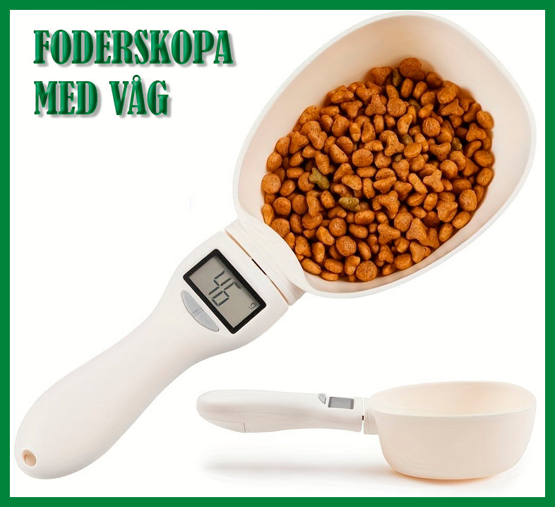 Foderskopa med våg