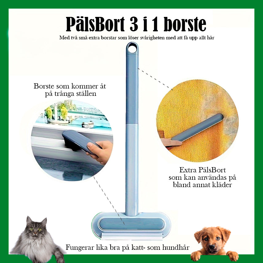 PälsBort - dubbelborste