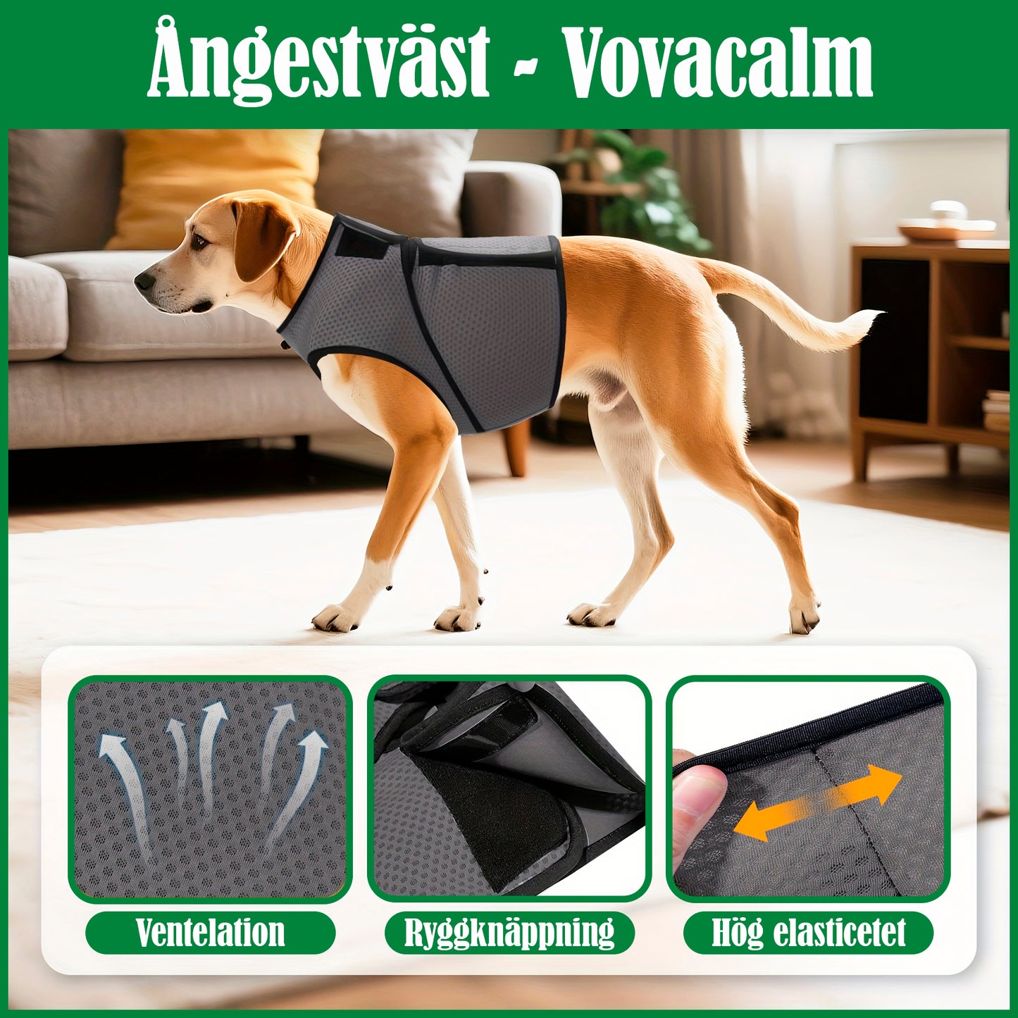 Ångestväst - Vovacalm