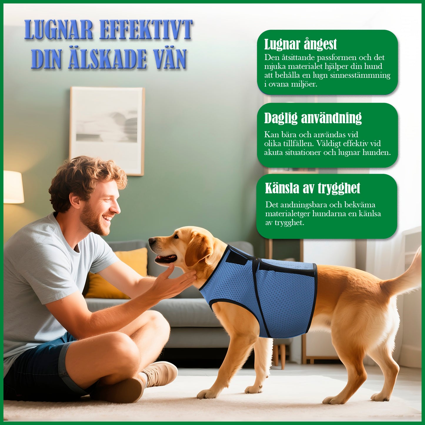 Ångestväst - Vovacalm